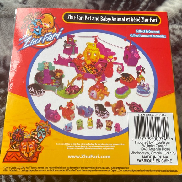 NEW IN BOX Zhu Zhu Pets Zhu-Fari Pet & Baby - Picture 3 of 3